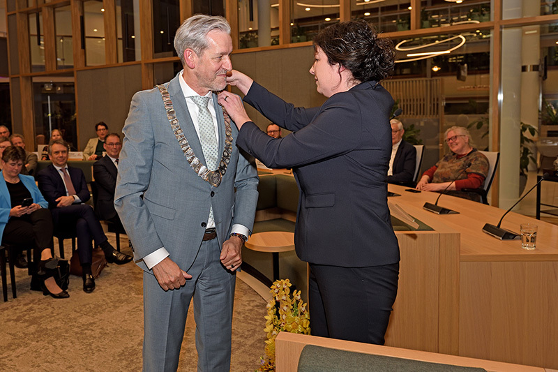 installatie van burgemeester Hans van der Pas