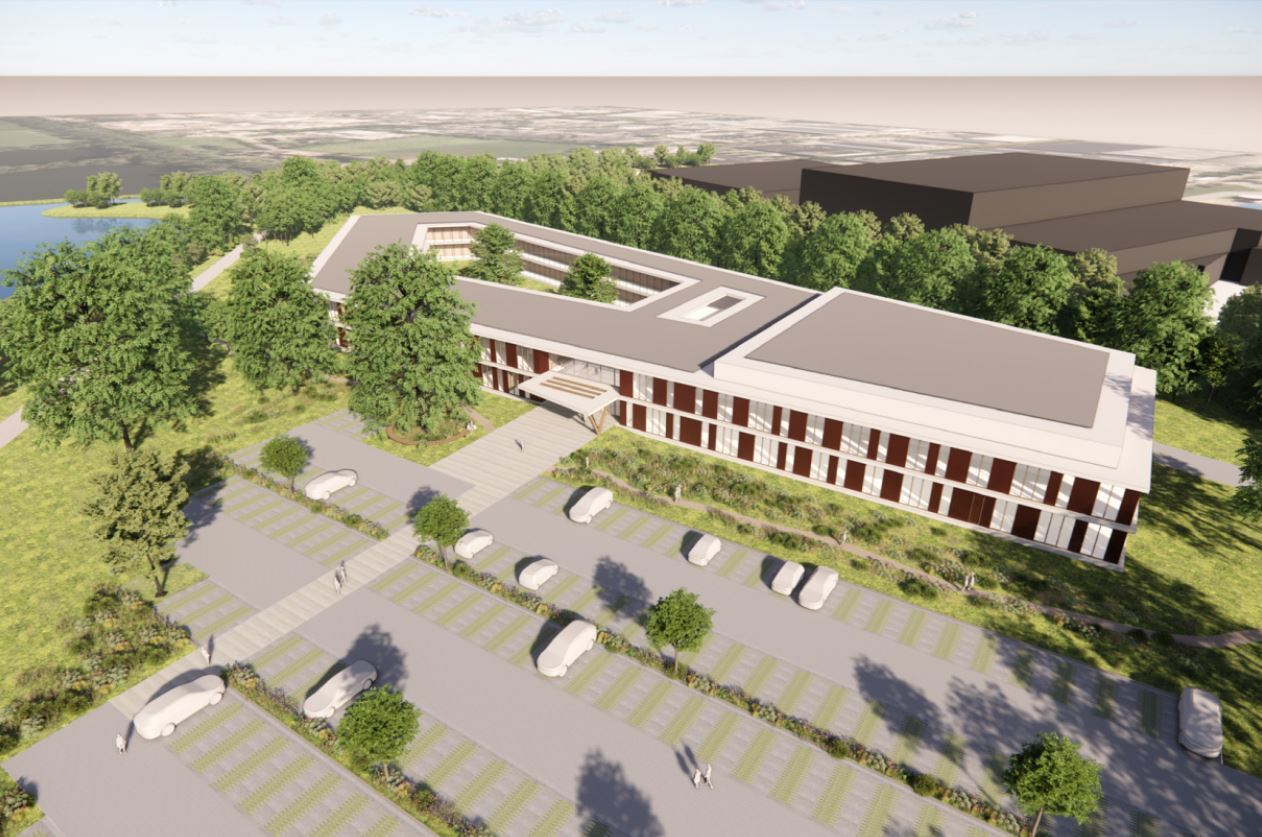 Figuur 1 Artist impression nieuwbouw ViaSana aan de Vluchtoordweg in Uden. Bron: Sweco Architects.