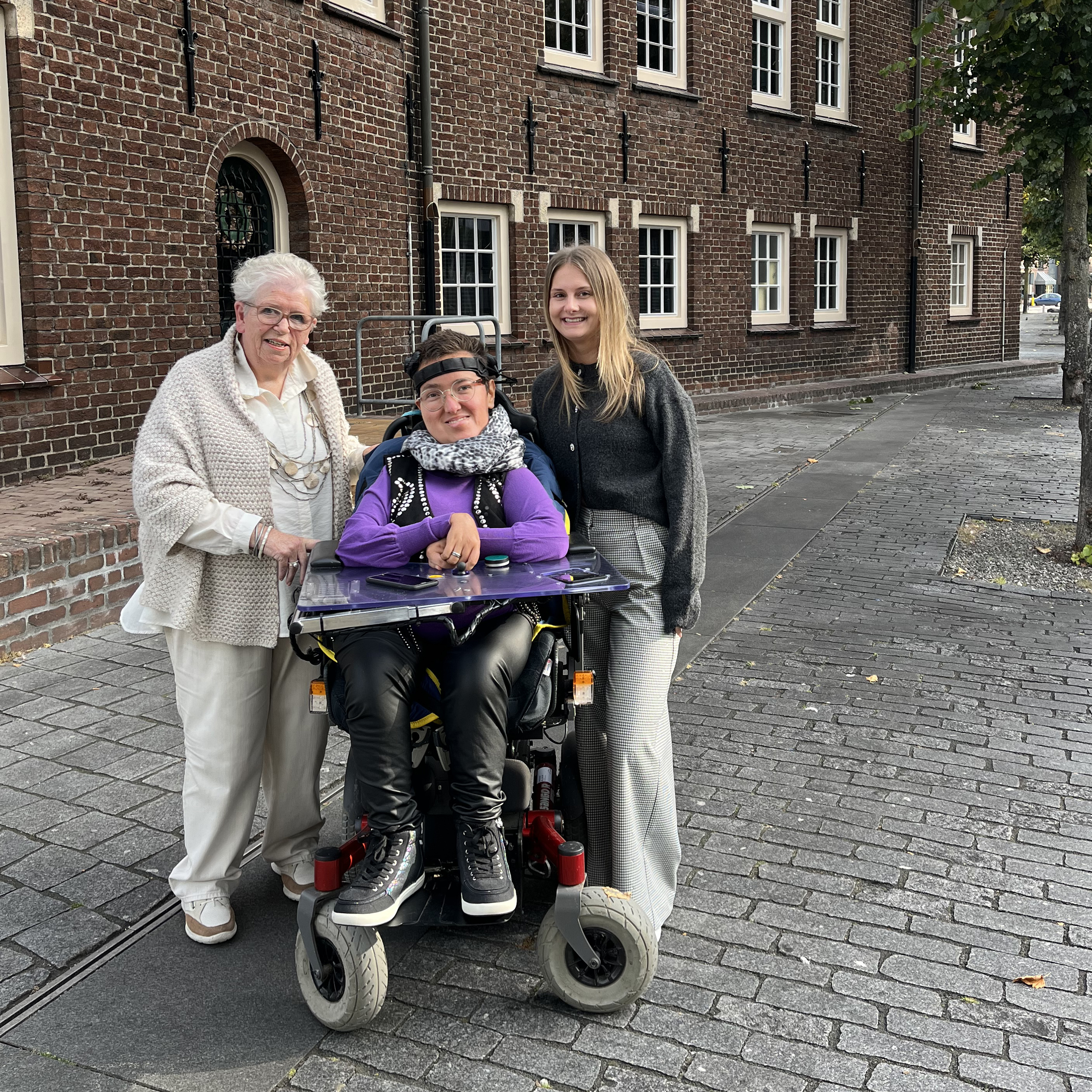 Op de foto enkele leden van de werkgroep inclusie in Maashorst